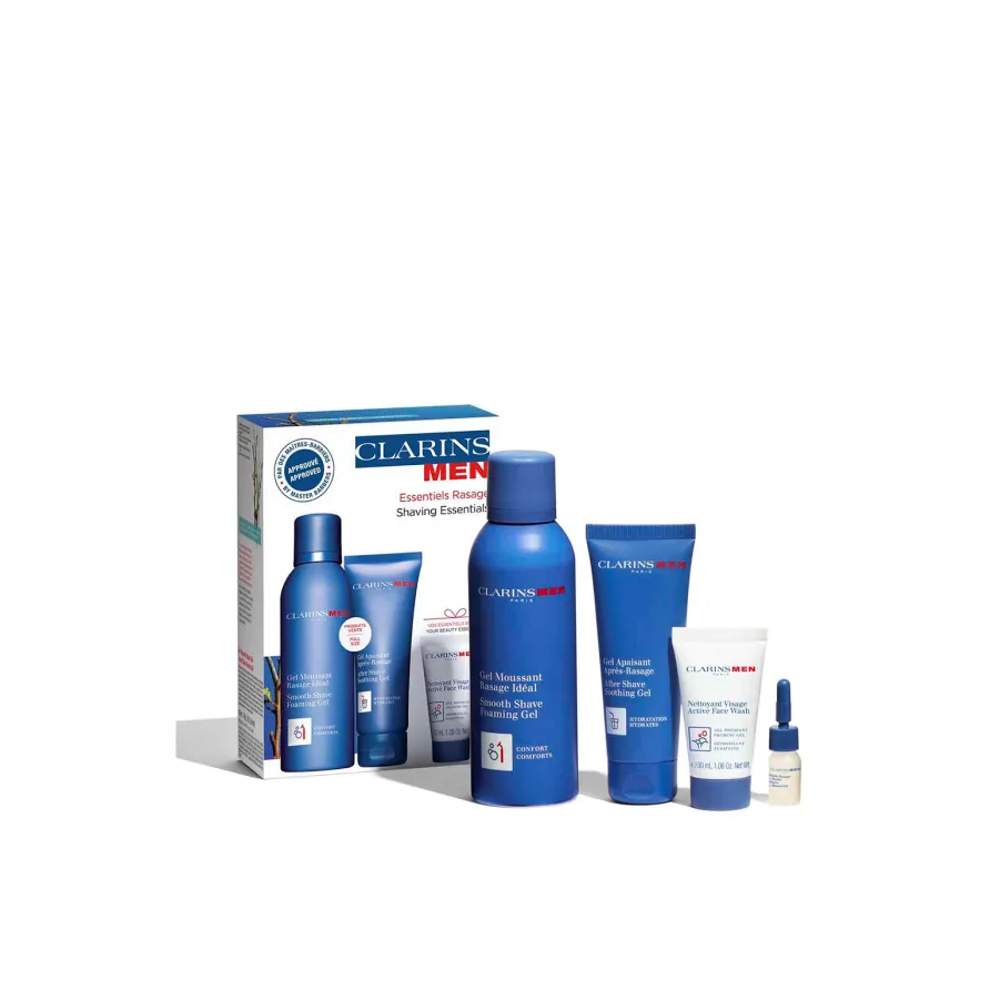 Coffret Clarins Men Gel Moussant Rasage Idéal